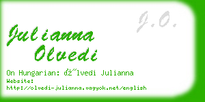 julianna olvedi business card
